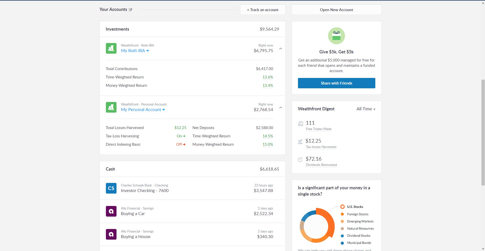 why does Wealthfront need my ssn