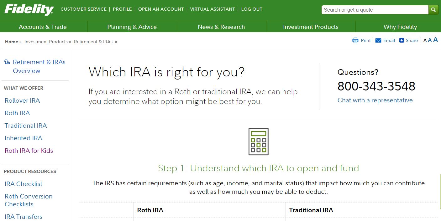 Fidelity IRA Review and ROTH IRA Fees (2024)